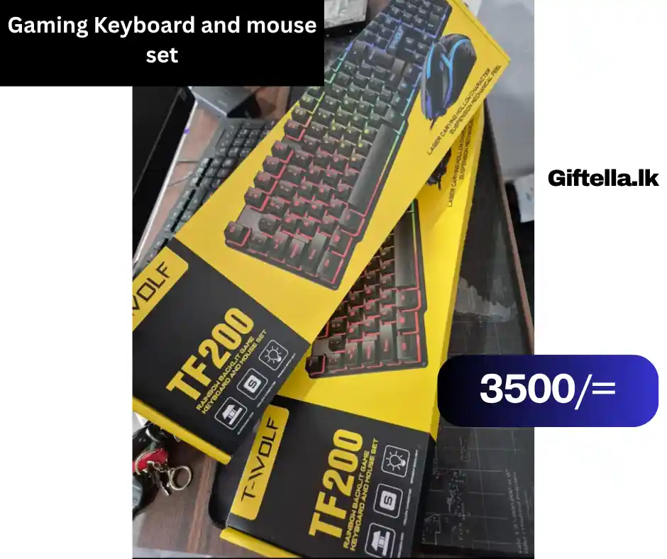 Gaming Keyboard and Mouse Set